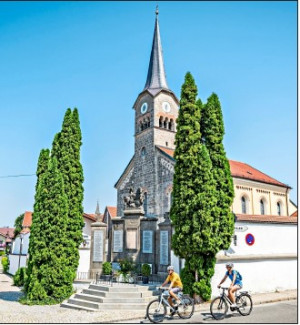Sehr beliebt ist das Radpilgern auf dem 4300 Kilometer langen Radwegenetz in Bayern